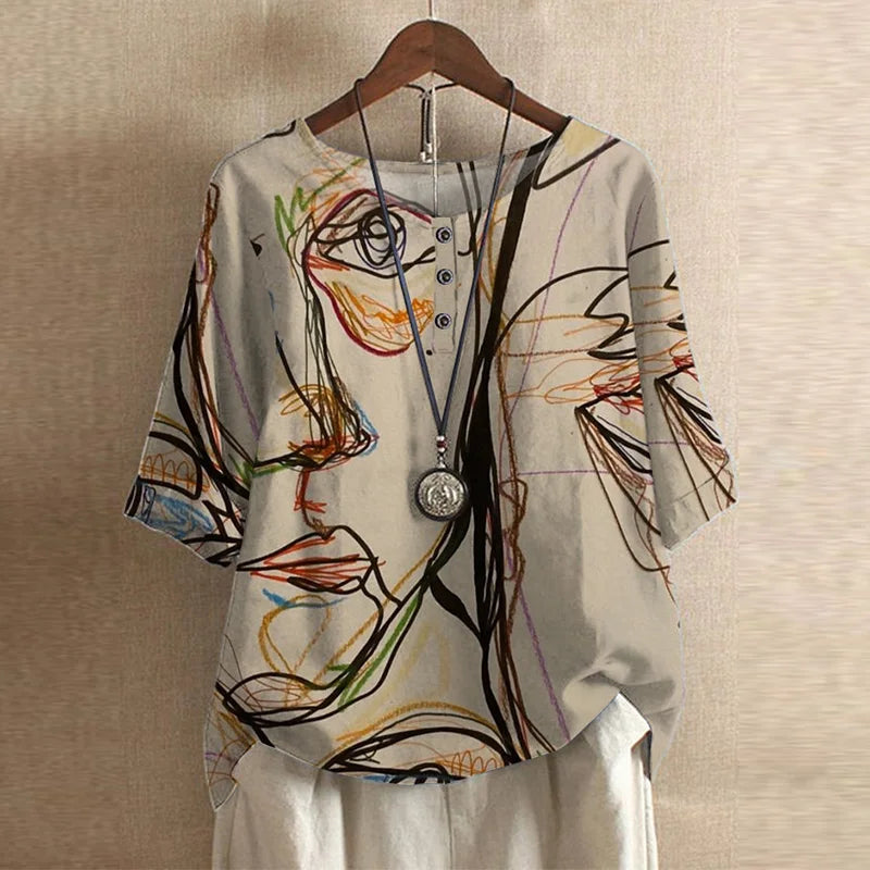 Anya | Retro-Inspired Blouse
