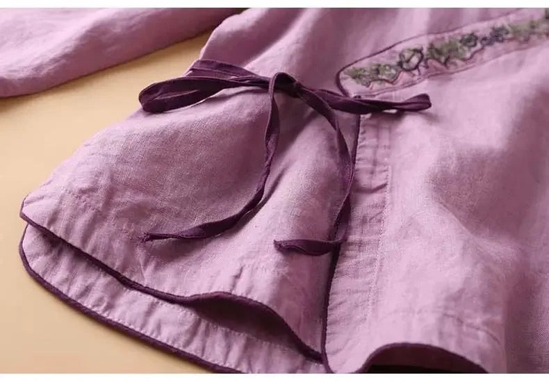 Solea | Patterned Blouse with Relaxed Fit