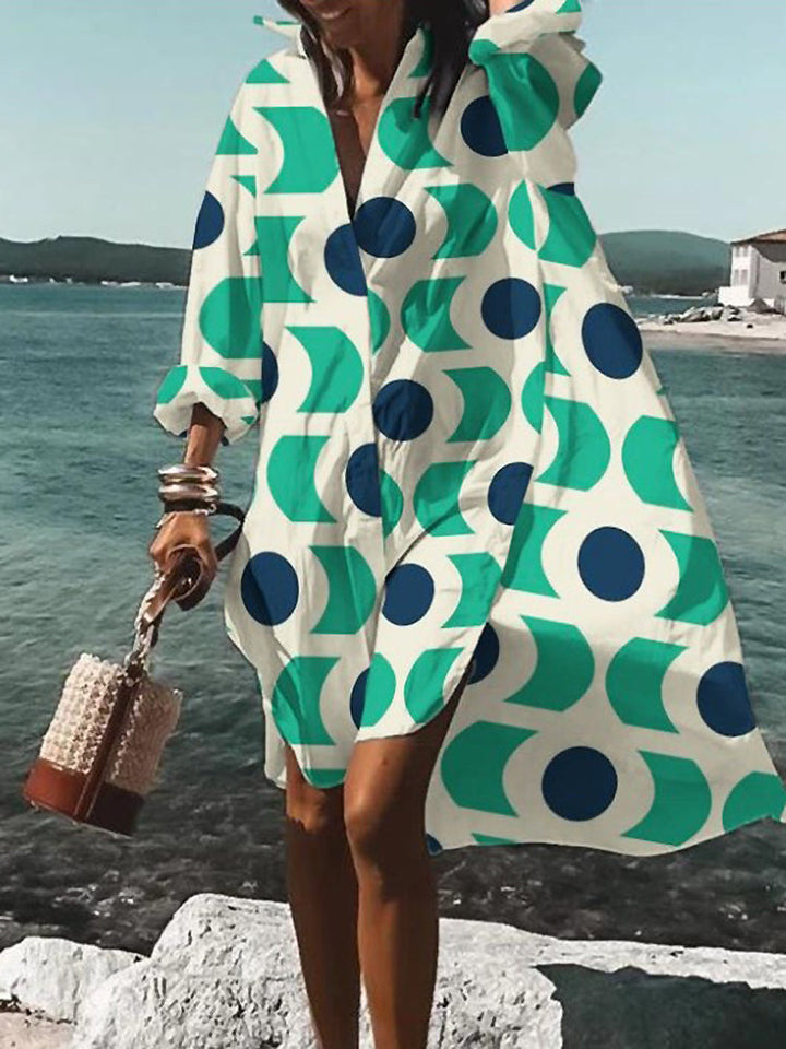 Mary | Summer Midi Shirt Dress