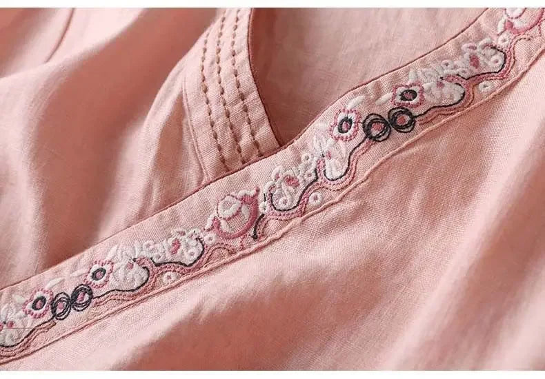 Solea | Patterned Blouse with Relaxed Fit