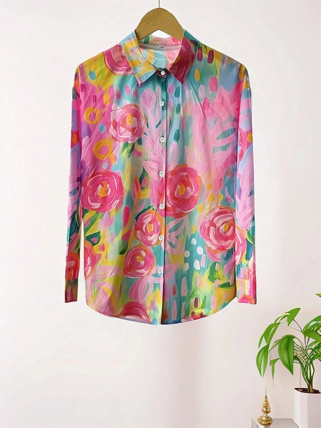 Sienna | Blouse with Playful Print and Lightweight Fabric