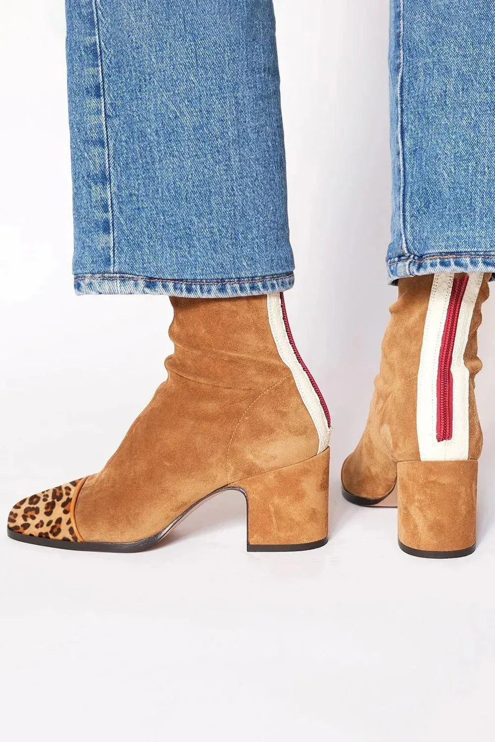 Scarlett | Square toe heeled boots