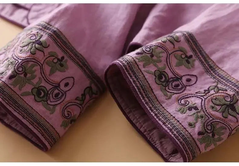 Solea | Patterned Blouse with Relaxed Fit