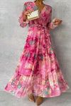 Katie | Elegant Floral Handmade Dress