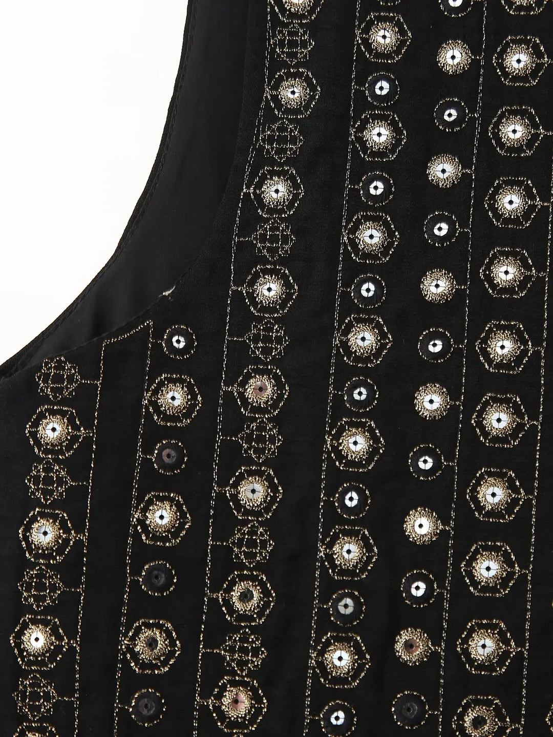 Celestia | Bohemian Sequin-Patterned Vest