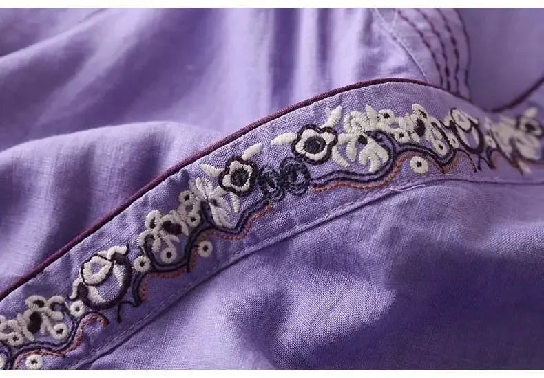 Solea | Patterned Blouse with Relaxed Fit