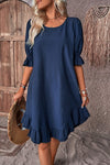 Marinelle | Women's Summer Dress with Tummy Coverage and Relaxed Fit