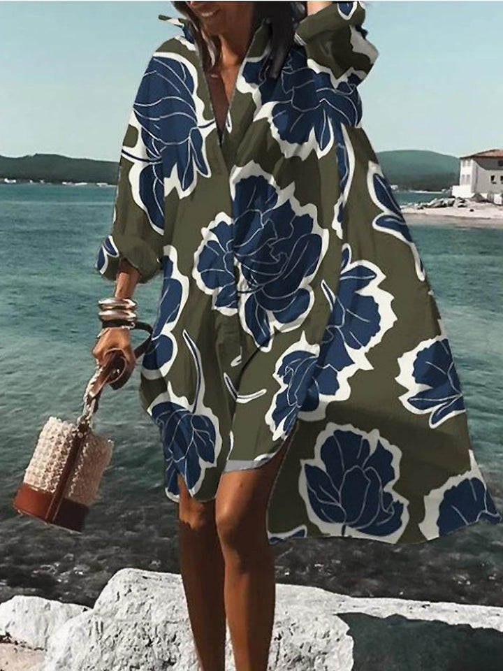 Mary | Summer Midi Shirt Dress
