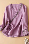 Solea | Patterned Blouse with Relaxed Fit