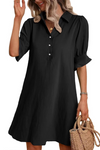 Briar | Women's Midi Dress with Side Slit and Fitted Design