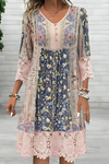 Rowena | Women's Boho Dress with Flowy Design and Adjustable Straps
