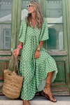 Women's Spring Dress with Flowy Design and Lightweight Fabric