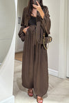 Bianca | Women's Casual Two-Piece Suit with Jacket and Drawstring Trousers