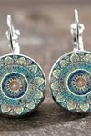 Zenara | Retro-Inspired Rounded Mandala Earrings