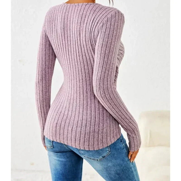 Kaia | Long Sleeve Top with Tummy Control and Stretch Fabric