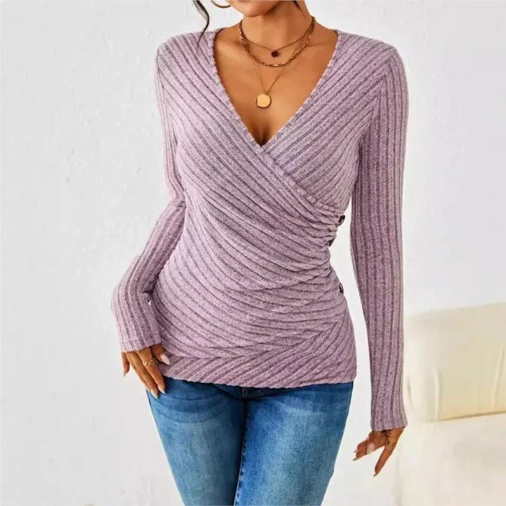 Kaia | Long Sleeve Top with Tummy Control and Stretch Fabric