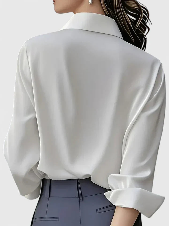 Maren | Button Down Shirt with Concealed Placket