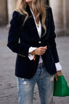 Carole | Luxurious Velvet Blazer