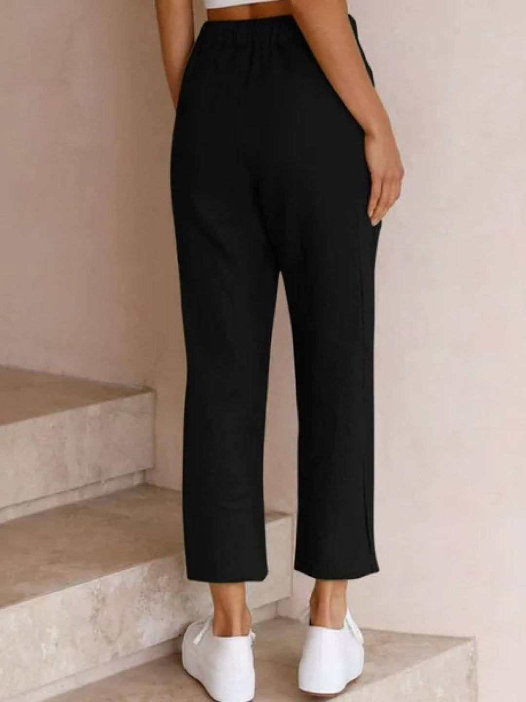 Phoenix | Drawstring Straight-Leg Trousers with Adjustable Waist and Versatile Fit