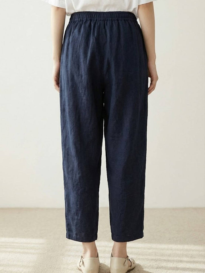Phoenix | Drawstring Straight-Leg Trousers with Adjustable Waist and Versatile Fit