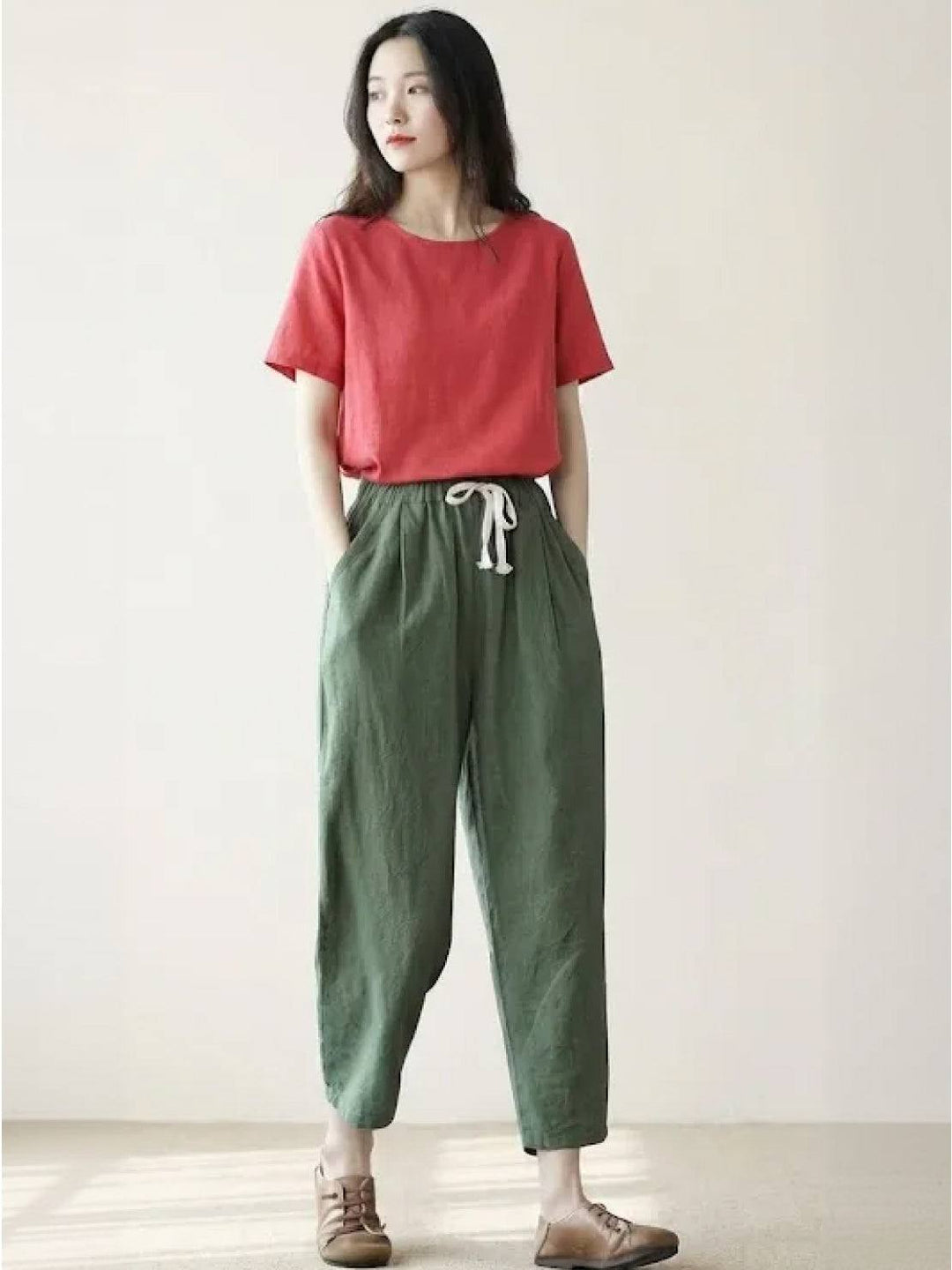 Phoenix | Drawstring Straight-Leg Trousers with Adjustable Waist and Versatile Fit