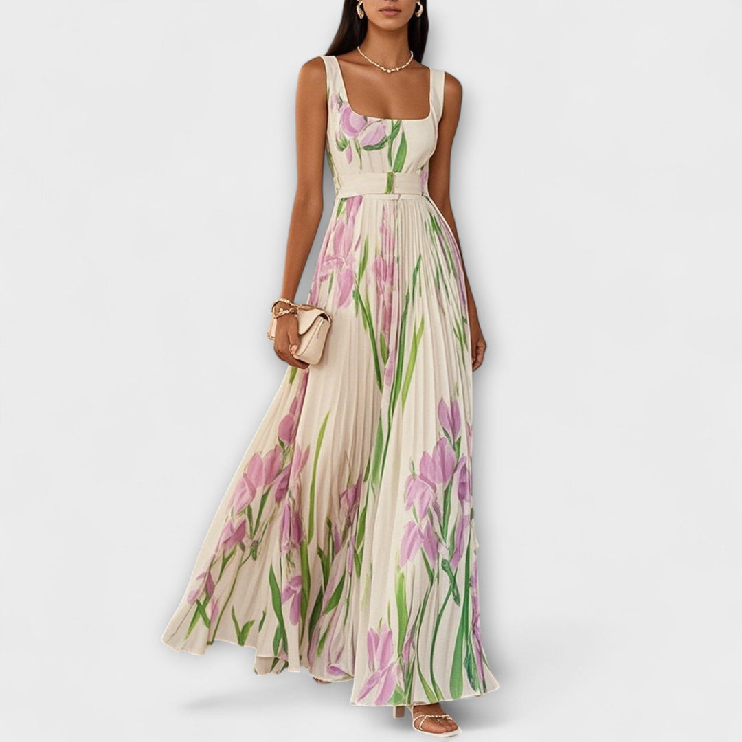 Versatile Floral Chiffon Prom Dress for Any Event