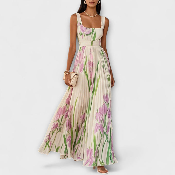 Versatile Floral Chiffon Prom Dress for Any Event