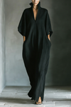 Matilda | Women's Oversized Kimono Sleeve Maxi Dress With Pockets