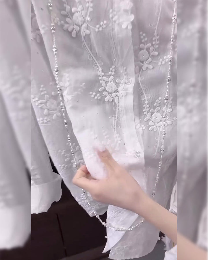 Merritt | Floral Shirt with Dropped Shoulders