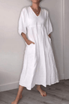 Emery | Elegant Maxi Dress with V-Neck