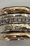 Valora | Classic Multi-Layered Bold Gold Ring