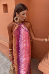 Cynthia | Women's Ombre Dress with Sleeveless Design and Flowy Skirt