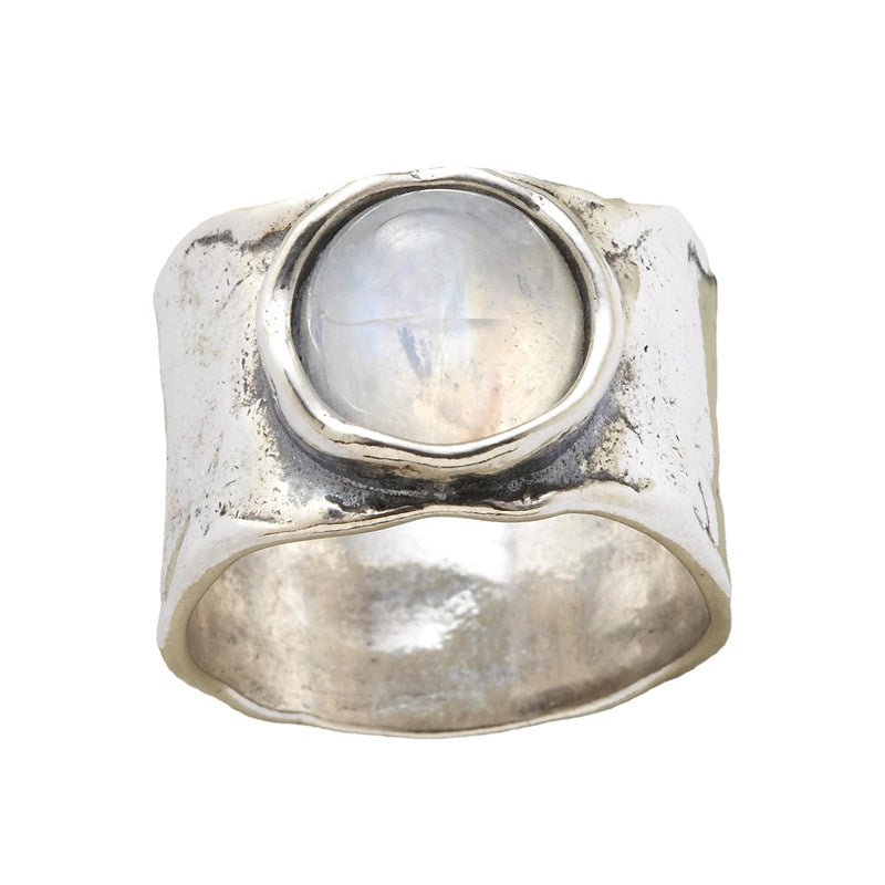 Lunara | Silver Moonstone Ring