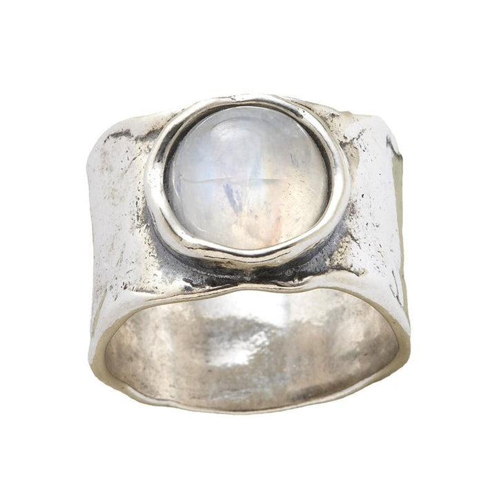Lunara | Silver Moonstone Ring