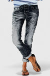 Marcella | Women's Distressed Wide Leg Jeans