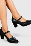 Meredith | Women's Mary Jane Block Heel Shoes