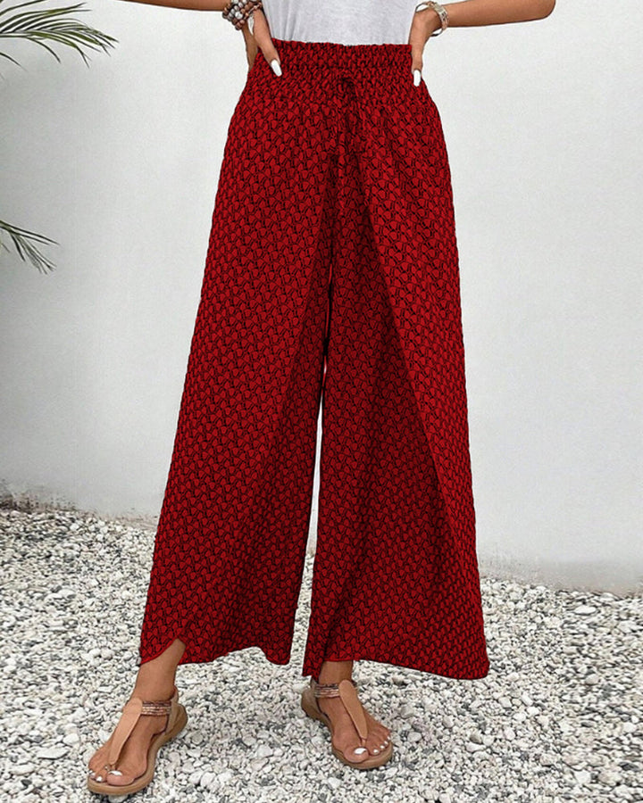 Bianca | Wide Leg Trousers with Relaxed Fit and Breathable Fabric