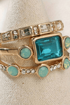 Caelia | Retro Blue Crystal Ring