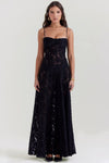 Ember | Women's Long Summer Dress with Open Back and Adjustable Straps