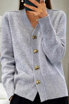 LilyHeart | Elegant Cardigan with Heart Buttons