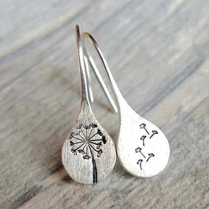 Dandelia | Sterling Silver Dandelion-Inspired Earrings