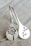 Dandelia | Sterling Silver Dandelion-Inspired Earrings