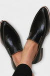 Theodora | Women's Black Slip-On Loafers
