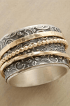 Aurelian | Classic Vintage Gold and Silver Antique Ring
